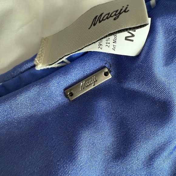 Maaji Blue and White Bikini with Unique Pattern - Picture 9 of 10